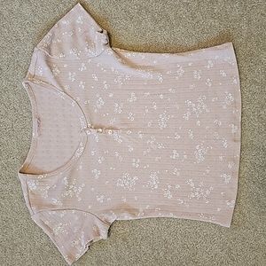 Blouse; Short Sleeve; Girls; Small